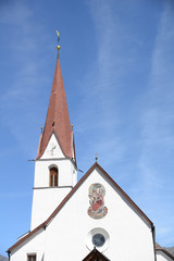 Fototapeta na wymiar Kirche in Obergurgl