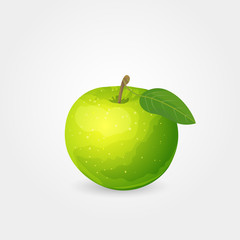 Ripe green apple
