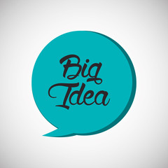 Big idea and light bulb icon design