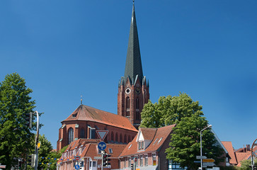 Obraz premium Kirche Buxtehude Altstadt