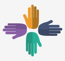 Teamwork and hand design