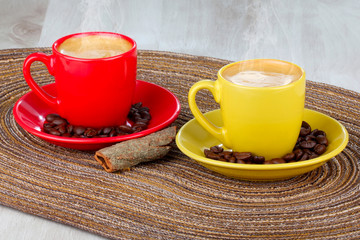 cups of coffee