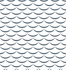 Vector seamless texture. Modern abstract background. Geometric pattern with fish scales.