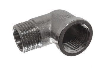 Return bend on white background. Isolated object.