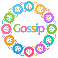 Gossip Colorful Rings Circular 