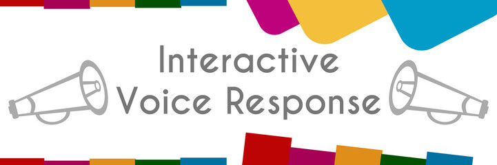 IVR - Interactive Voice Response Colorful Abstract Shapes 
