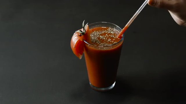 Reduction of Juice in a Glass