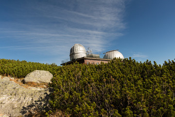Observatories in mountains
