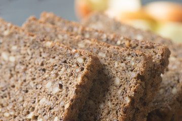 wholegrain bread slices
