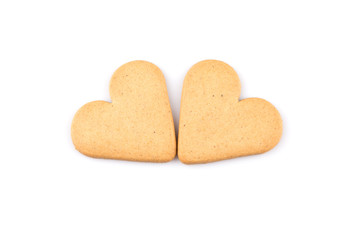 Gingerbread hearts cookies