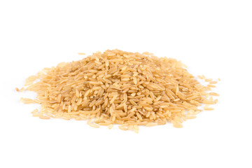 pile of brown rice