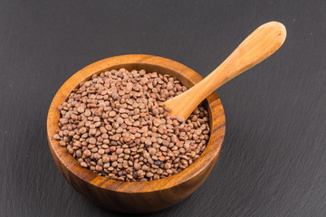 Lentils Isolated on White Background