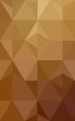 Dark brown polygonal design pattern, which consist of triangles and gradient in origami style.