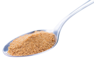 Coconut Sugar isolated on white