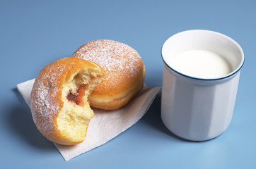 Donuts and milk