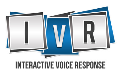 IVR - Interactive Voice Response Blue Grey Blocks 