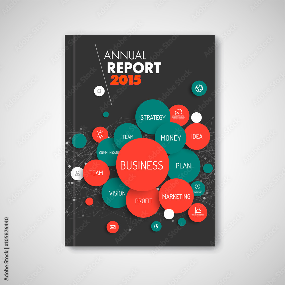 Poster abstract stripped background - material design style
