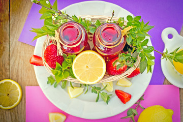 Healthy juice - berry juice