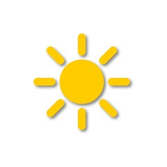 Vector sun icon
