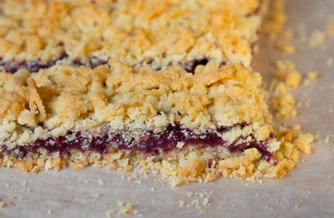 Home sweet cake with jam