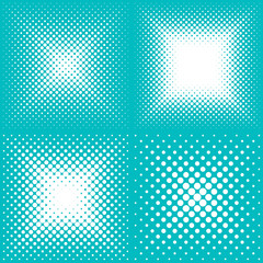 White vector abstract halftone backgrounds