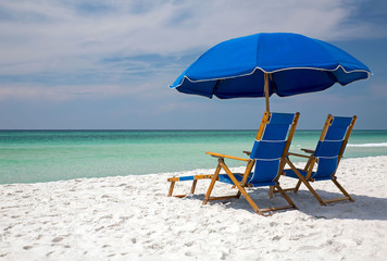 Chairs on the Beach at Seaside Florida