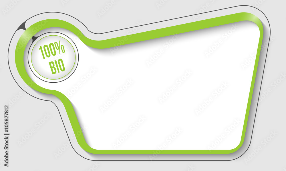 Poster vector abstract double box for your text