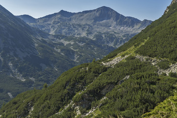 Fototapeta na wymiar Amazing view of Banderishki Chukar peak, Pirin Mountain, Bulgaria