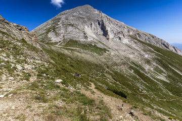 amazing view towards Vihren Peak, Pirin Mountain, Bulgaria