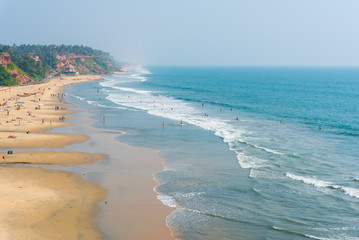 Main Varkala beach