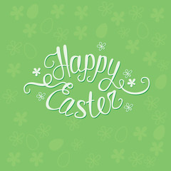 Happy Easter greeting card