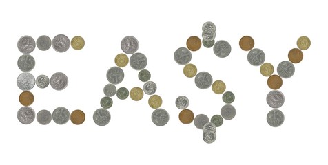 EASY word with old coins