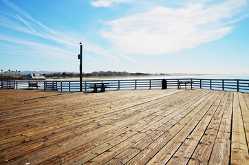 Holz-Pier  von Pismo Beach in Kalifornien