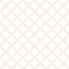 Geometric fine abstract vector background. Seamless modern pattern with pink diagonal lines