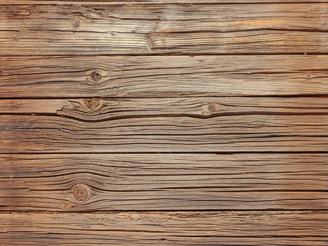 Old splintered brown wood background