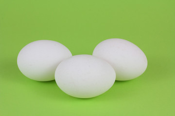 eggs close up in studio