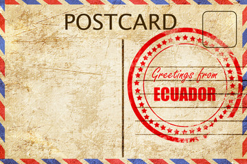 Greetings from ecuador