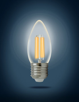 LED filament light bulb (E27)