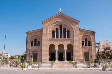 Fototapeta na wymiar Saint Dionysios Church in Zakynthos city