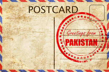 Greetings from pakistan