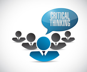 Critical Thinking teamwork sign