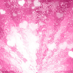 Glittering pink background