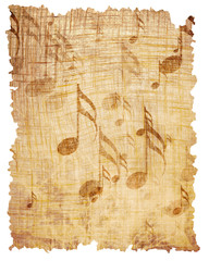 Old music sheet