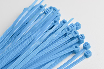 cable ties on white table