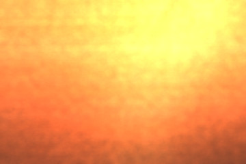 Golden orange colored blurred bokeh  background