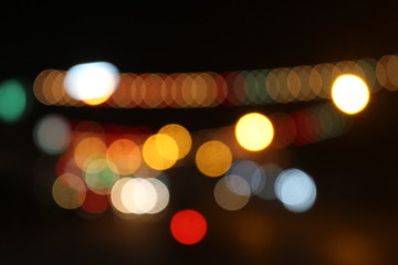 Fototapeta premium Abstract circular bokeh background