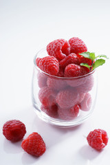 raspberries. fresh berries