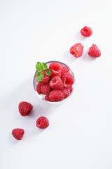 raspberries. fresh berries