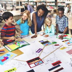 Fototapeta premium Geography Worldwide Explorer Continent Country Concept