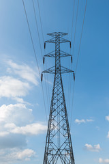 High voltage post or High voltage tower